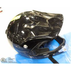 BLACK  SIZE L MOTORCROSS HELMET