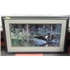 Image 1 : R. KISS LOON PRINT FRAMED 214/380.
