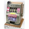 Image 1 : MINI LAS VEGAS SLOT MACHINE IN OAK CASE TOY.
