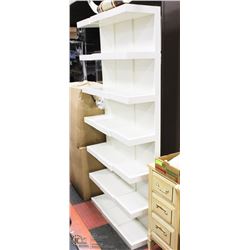 GROUP OF 3 WHITE SHELVES