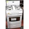 Image 1 : GE 24" WHITE 4 BURNER GAS RANGE (CAN BE CONVERTED