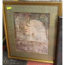 FRAMED EGYPTIAN PICTURE