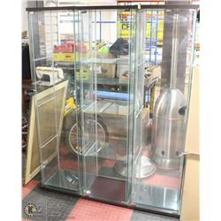 GROUP OF 3 LATERAL DISPLAY CABINETS