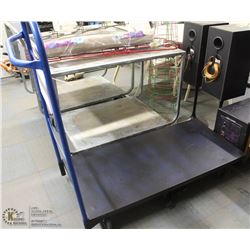 FLAT DECK 24"X48" WITH 6 WHEELS ALL STEEL