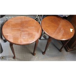 2 MATCHING END TABLES