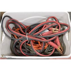 LARGE TOTE OF JUMPER CABLES ON CHOICE