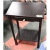 Image 1 : SMALL WOOD STAND WITH DRAWER