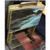 Image 1 : VINTAGE TV TRAY SET