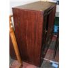 Image 2 : AS IS DARK WOOD ENTERTAINMENT CENTER