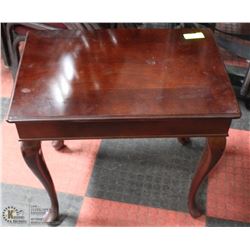 CHERRY WOOD END TABLE