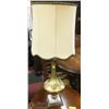 Image 1 : ESTATE GOLD TONE TABLE LAMP