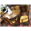 Image 3 : TABLE WITH LEAF 6 CHAIRS , BUFFET AND HUTCH
