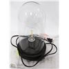 Image 1 : RETRO MINIMALIST GLASS LAMP WITH EDISON BULB