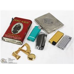 FLAT OF CIGARETTE COLLECTIBLES INCL 1907 TABACCO