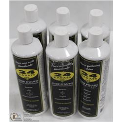 CASE WITH SIX -  24 KARAT HIGH TECH AUTO POLISH.