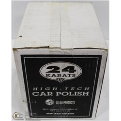 CASE OF TWELVE  24 KARAT HIGH TECH AUTO POLISH.