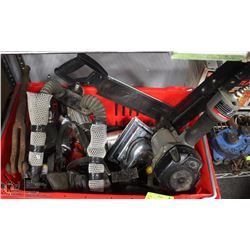 EXTRA LARGE TOTE WITH ASSORTED TOOLS INCL AIR,