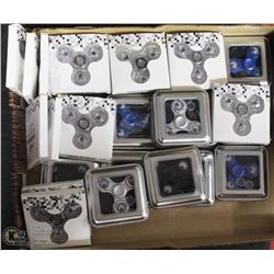 FLAT OF 27 LED SPINNERS - NEW IN PACKS
