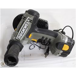 18V ROCKWELL CORDLESS DRILL AND CHARGER, BATTERY