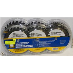 LOT OF SIX  7 1/4" CIRCULAR SAW  BLADES CARBIDE