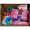 Image 1 : BOX OF ASSORTED NEW WOMENS ABSORBENT UNDERWEAR