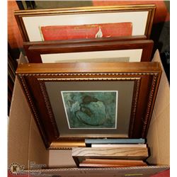 ESTATE BOX OF ASSORTED PICTURES