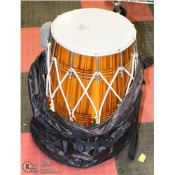 LARGE CONGA DRUM WITH CASE