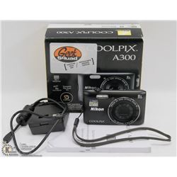 NIKON COOLPIX 20.1MP DIGITAL CAMERA - BLACK