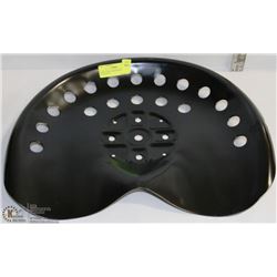 RETRO STEEL TRACTOR SEAT BLACK NEW