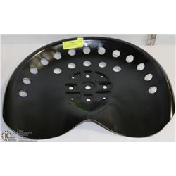RETRO STEEL TRACTOR SEAT BLACK NEW