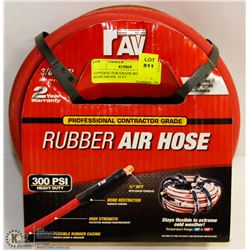 CONTRACTOR GRADE RUBBER AIR HOSE 300 PSI  25 FT