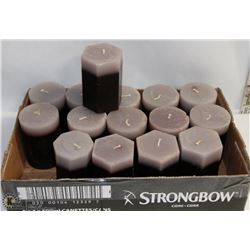 LARGE LOT OF SCENTED CANDLES