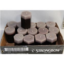 LARGE LOT OF SCENTED CANDLES