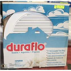 DURAFLOW 22" ROUND GABLE WALL VENT