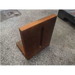 Steel Right Angle Plate, Overall: 8" x 10" x 12"