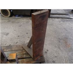 Steel Right Angle Plate, Overall: 7" x 15" x 30"