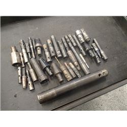 Lot of Misc Size/Capacity End Mill Holder Adapters