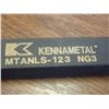 Image 8 : New Kennametal 3/4" Indexable Lathe Tool Holder, P/N: MTANLS-123 NG3