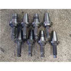 CAT50 Misc DA100 Collet Chucks, 8 Total