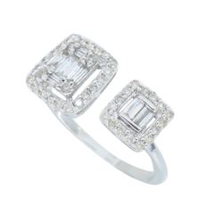 18KT White Gold 0.40ctw Diamond Ring