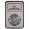 Image 1 : 1889 $1 Morgan Silver Dollar Coin NGC MS63
