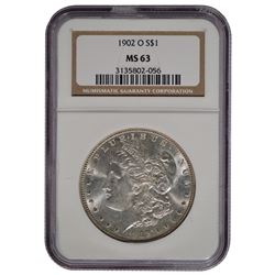 1902-O $1 Morgan Silver Dollar Coin NGC MS63