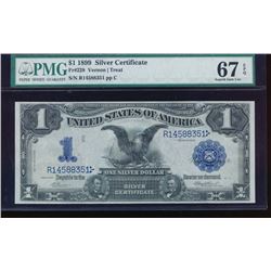 1899 $1 Black Eagle Silver Certificate PMG 67EPQ
