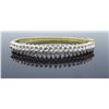Image 1 : 14KT Two Tone Gold 1.30ctw Diamond Bracelet