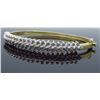Image 2 : 14KT Two Tone Gold 1.30ctw Diamond Bracelet