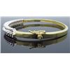 Image 3 : 14KT Two Tone Gold 1.30ctw Diamond Bracelet