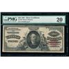 Image 1 : 1891 $20 Silver Certificate PMG 20