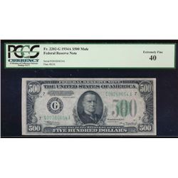 1934A $500 Chicago Federal Reserve Note PCGS 40