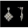 Image 3 : 6.40 ctw Diamond Jewelry Suite - 14KT White Gold