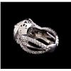 Image 3 : 14KT White Gold GIA Certified 3.01 ctw Diamond Ring